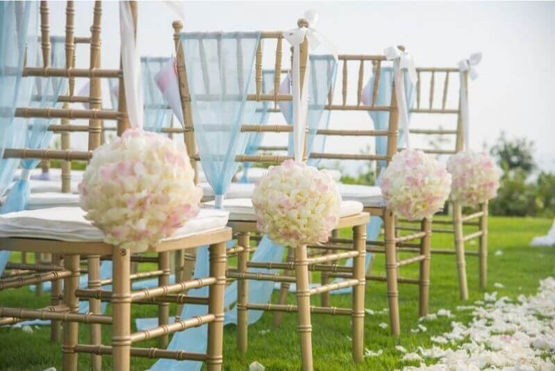 Gorgeous Wedding Chair Decoration