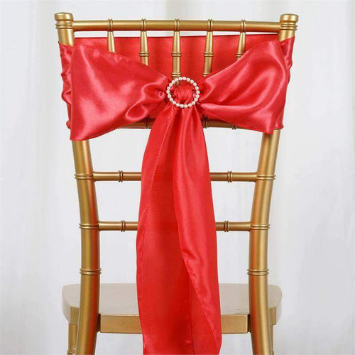 satin chair sashes